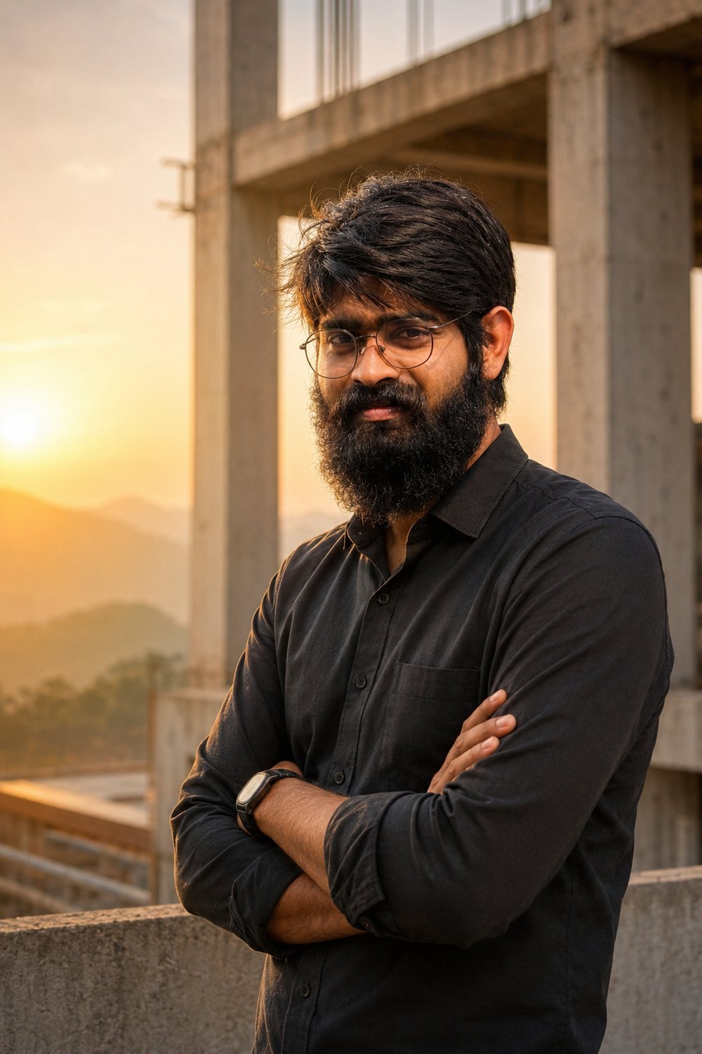 Portrait of Saurav Suman, Founder & Managing Director of Apex Build Studio